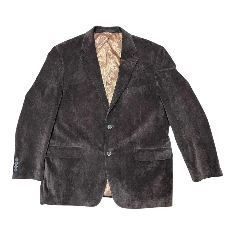 Gianfranco Ruffini Italy Men's Sport Coat Blazer Brown Size 46R